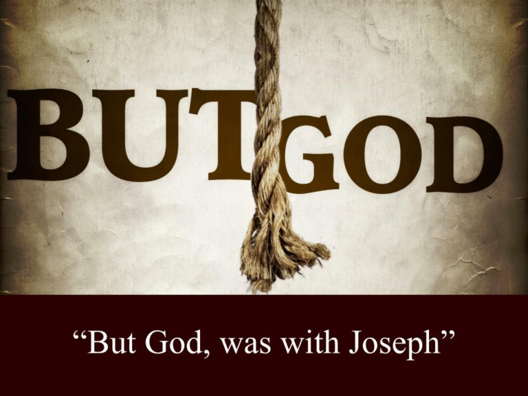 GOD IS ALWAYS WITH YOU— LESSONS FROM JOSEPH