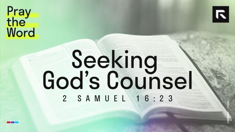SEEK HIS COUNSEL