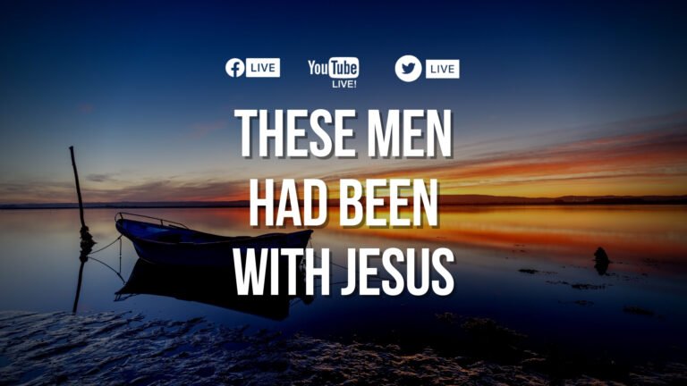 HAD BEEN WITH JESUS